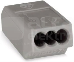 273-100 3x1,5mm2 szara Szybkozłączka instalacyjna