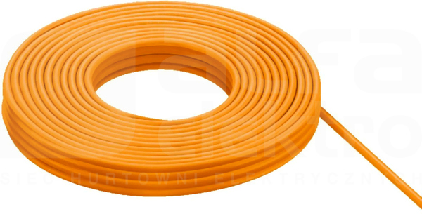 CABLE PVC 4x0,34 (100m) pomarańczowy Przewód