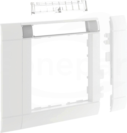 80mm 1-krotna 55x55mm pole opisowe PC-ABS bezhalog Maskownica