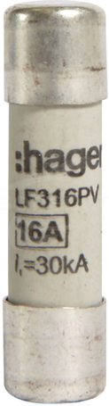 LF316PV 10x38 gPV 16A Bezpiecznik cylindryczny (PV)