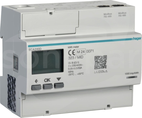 AGARDIO 125A 6M modbus MID Licznik energii 3-faz.bezp.