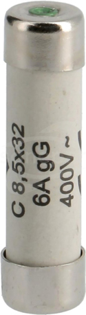 8,5x32 gG 400V 6AAC Bezpiecznik C zwłoczny