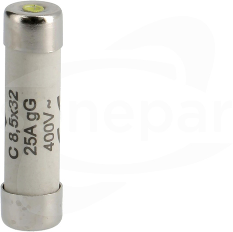 8,5x32 gG 400V 25AAC Bezpiecznik C zwłoczny