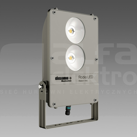 RODIO 1897 LED 129W/840 18172lm CLD IP66 grafitowy Naświetlacz LED symetryczny
