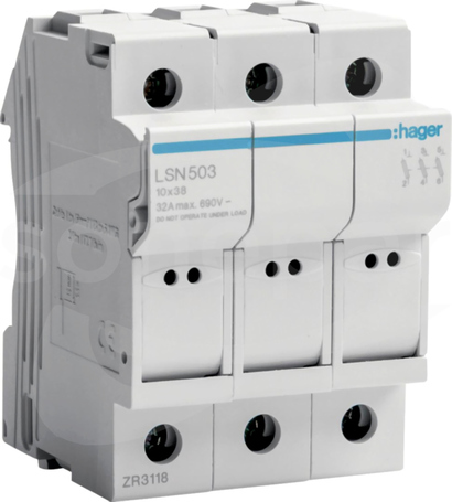 LSN503 3P 32A 690V Podstawa bezpiecznikowa