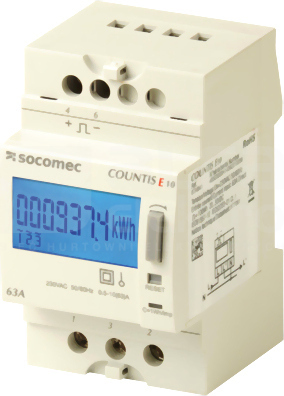 COUNTIS E10 63A Licznik energii 1F bezp.