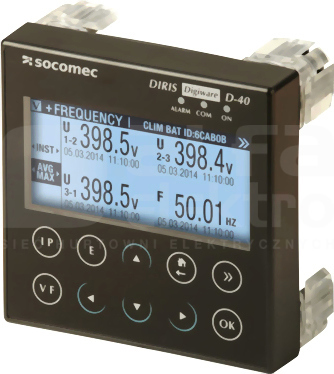 DIRIS DIGIWARE D-40 Wyświetlacz