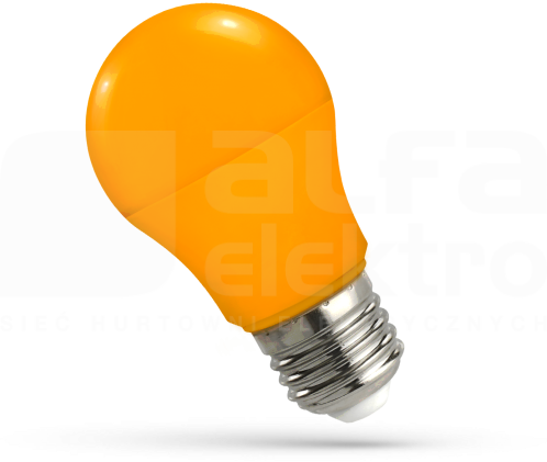 GLS 5W E27 230V pomarańczowy Źródło LED SPECTRUM