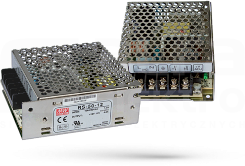 RS-15 15W 12V 3A IP20 Zasilacz LED MEANWELL