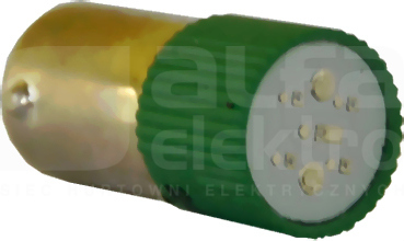 LED220Y Ba9S 220V zielony Dioda LED