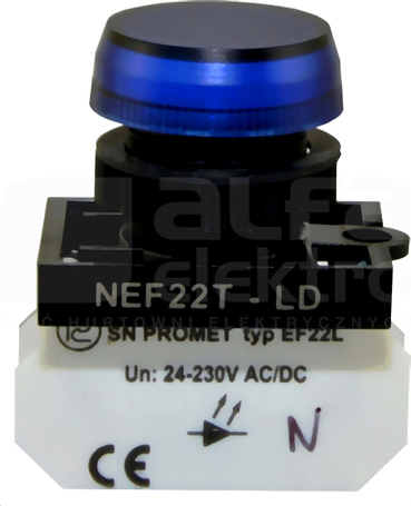 NEF22TLD N niebieski Lampka