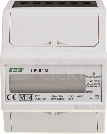 LE-01M 10(100)A 230V LICZNIK ENERGII 1-FAZ.1MOD.