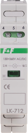 LK-712G 5-10VAC/DC 1xLED zielony LAMPKA KONTROLI ZASILANIA