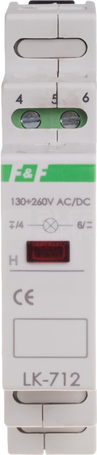 LK-712R 5-10VAC/DC 1xLED czerwony LAMPKA KONTROLI ZASILANIA