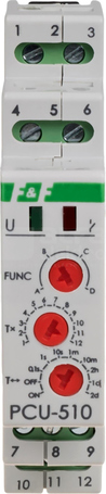 PCU510 DUO 0,1sek-24h 2P PRZEKAŹNIK CZASOWY MULTI