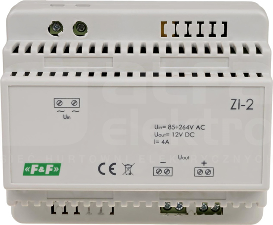 ZI-2 85-264VAC/12VDC 4A ZASILACZ IMPULSOWY