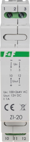 ZI-20 100-264VAC/DC/12VDC 1,0A ZASILACZ IMPULSOWY