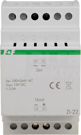 ZI-22 100-264VAC/12VDC 2,5A ZASILACZ IMPULSOWY