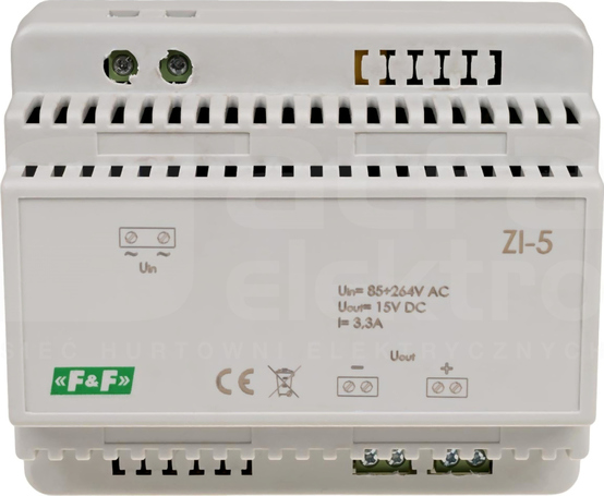 ZI-5 85-264VAC/15VDC 3,3A ZASILACZ IMPULSOWY