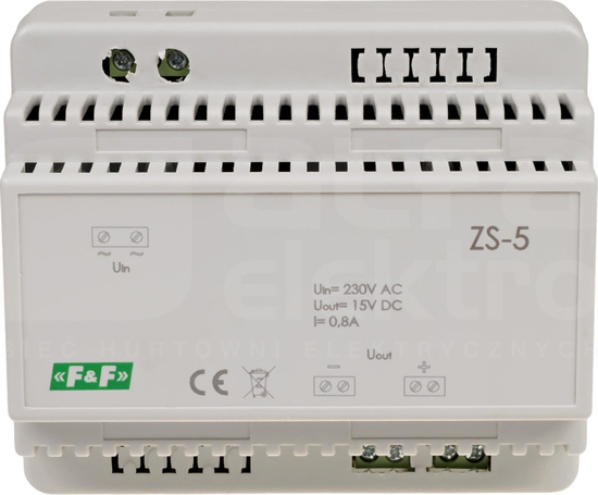 ZS-5 230VAC/15VDC ZASILACZ STABILIZOWANY
