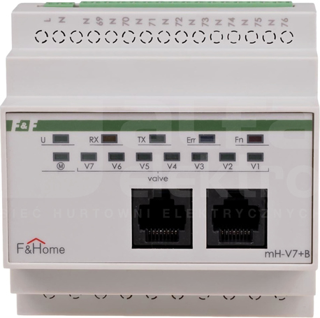MH-V7+-2 7xzawór+pompa poz.2 MODUŁ STEROWANIA F&Home