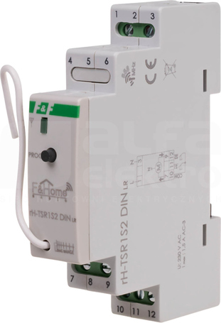 rH-TSR1S2DIN-LR Moduł radiowy rolet