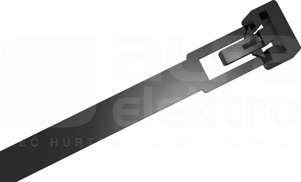 PKBR 200x7,6mm biały (100szt) Opaska zaciskowa otwieralna