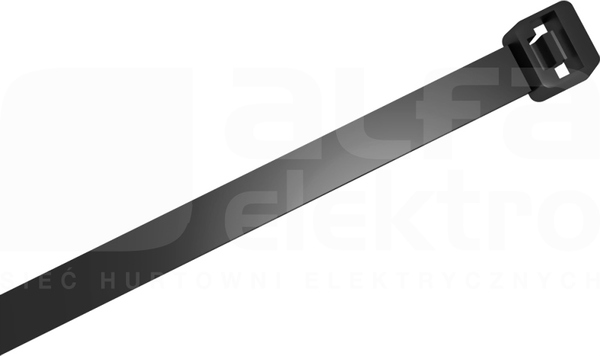 PKBS 710x9,0mm czarny (100szt) Opaska zaciskowa UV-odporna