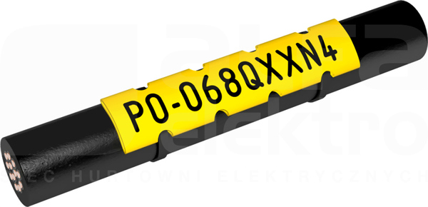 PO-068 niebieski (50m) Profil perforowany