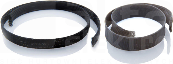 SUP-06 4-11mm czarny (10m) Oplot ochronny bezhalogenowy
