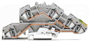 777-645 4mm2 szara Złączka TOPJOP L/L/PE