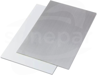 GPK/SK296X200X0.8 RD/WH Płytka do grawerowania