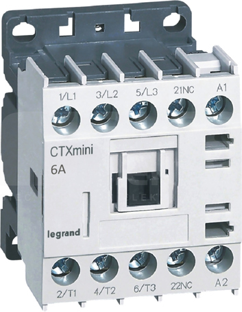 CTX3 MINI 3P 6A 1NC 230VAC Stycznik