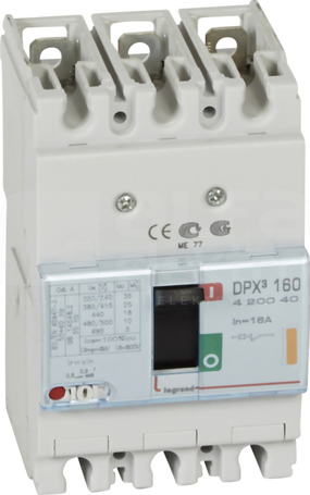 DPX3-160 3P 16A 25kA Wyłącznik mocy z wyzwalaczem termomagnetycznym