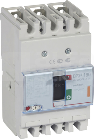 DPX3-160 3P 160A 25kA Wyłącznik mocy z wyzwalaczem termomagnetycznym