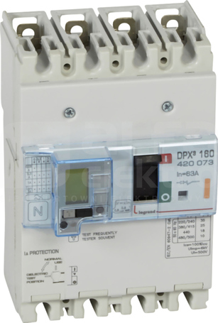 DPX3-160 4P 63A 25kA Wyłącznik mocy z wyzwalaczem termomagnet+zabezp
