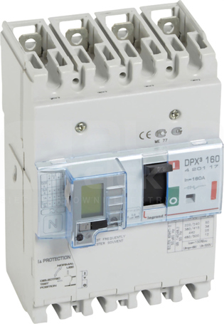 DPX3-160 4P 160A 36kA Wyłącznik mocy z wyzwalaczem termomagnet+zabezp