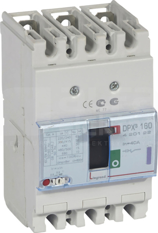 DPX3-160 3P 40A 50kA Wyłącznik mocy z wyzwalaczem termomagnetycznym