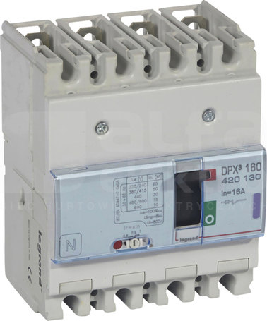 DPX3-160 4P 16A 50kA Wyłącznik mocy z wyzwalaczem termomagnetycznym