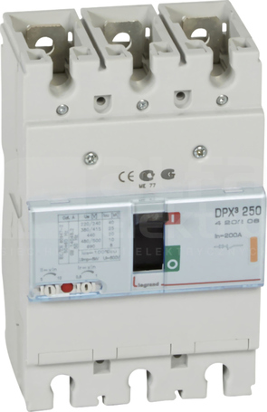 DPX3-250 3P 200A 25kA Wyłącznik mocy z wyzwalaczem termomagnetycznym