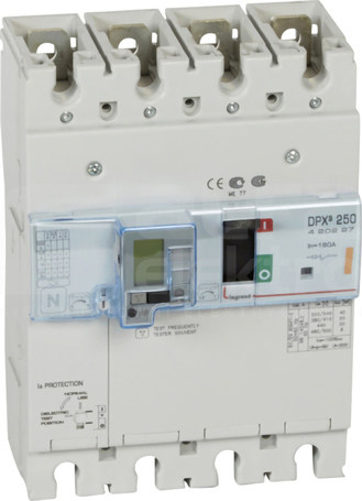 DPX3-250 4P 160A 25kA Wyłącznik mocy z wyzwalaczem termomagnet+zabezp