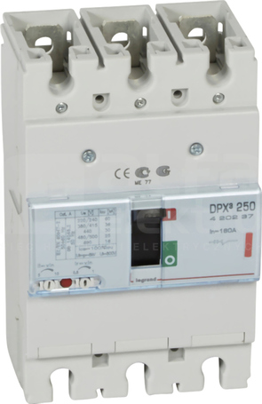 DPX3-250 3P 160A 36kA Wyłącznik mocy z wyzwalaczem termomagnetycznym