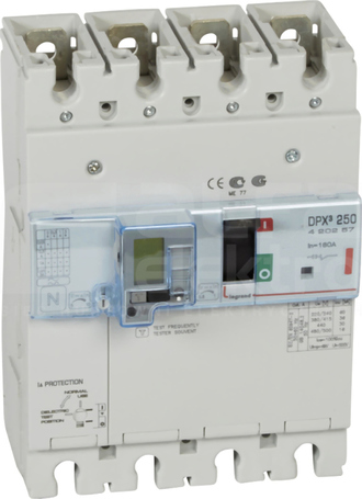 DPX3-250 4P 160A 36kA Wyłącznik mocy z wyzwalaczem termomagnet+zabezp