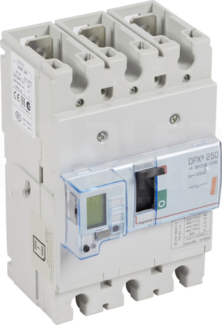 DPX3-250 3P 100A 25kA Wyłącznik mocy z wyzwalaczem elektronicznym