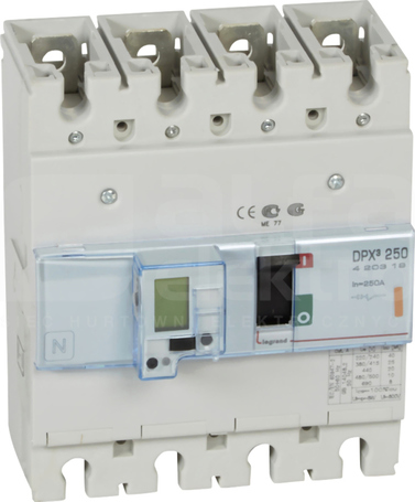 DPX3-250 3P 100A 25kA Wyłącznik mocy z wyzwalaczem elektronicznym
