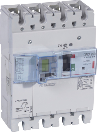 DPX3-250 3P 100A 36kA Wyłącznik mocy z wyzwalaczem elektron+zabezp