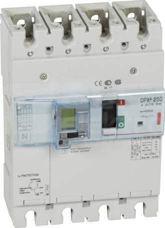 DPX3-250 3P 100A 36kA Wyłącznik mocy z wyzwalaczem elektron+zabezp
