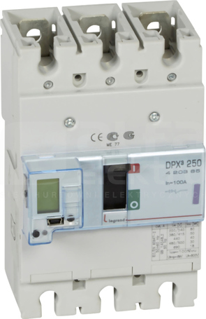 DPX3-250 3P 100A 50kA Wyłącznik mocy z wyzwalaczem elektronicznym