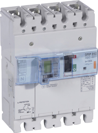 DPX3-250 3P 100A 25kA Wyłącznik mocy z wyzwalaczem elektron+pomiar+zabez