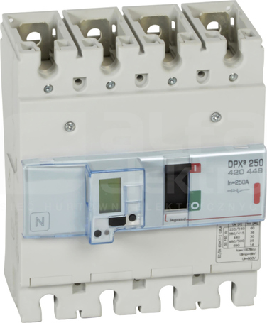 DPX3-250 3P 100A 36kA Wyłącznik mocy z wyzwalaczem elektron+pomiar